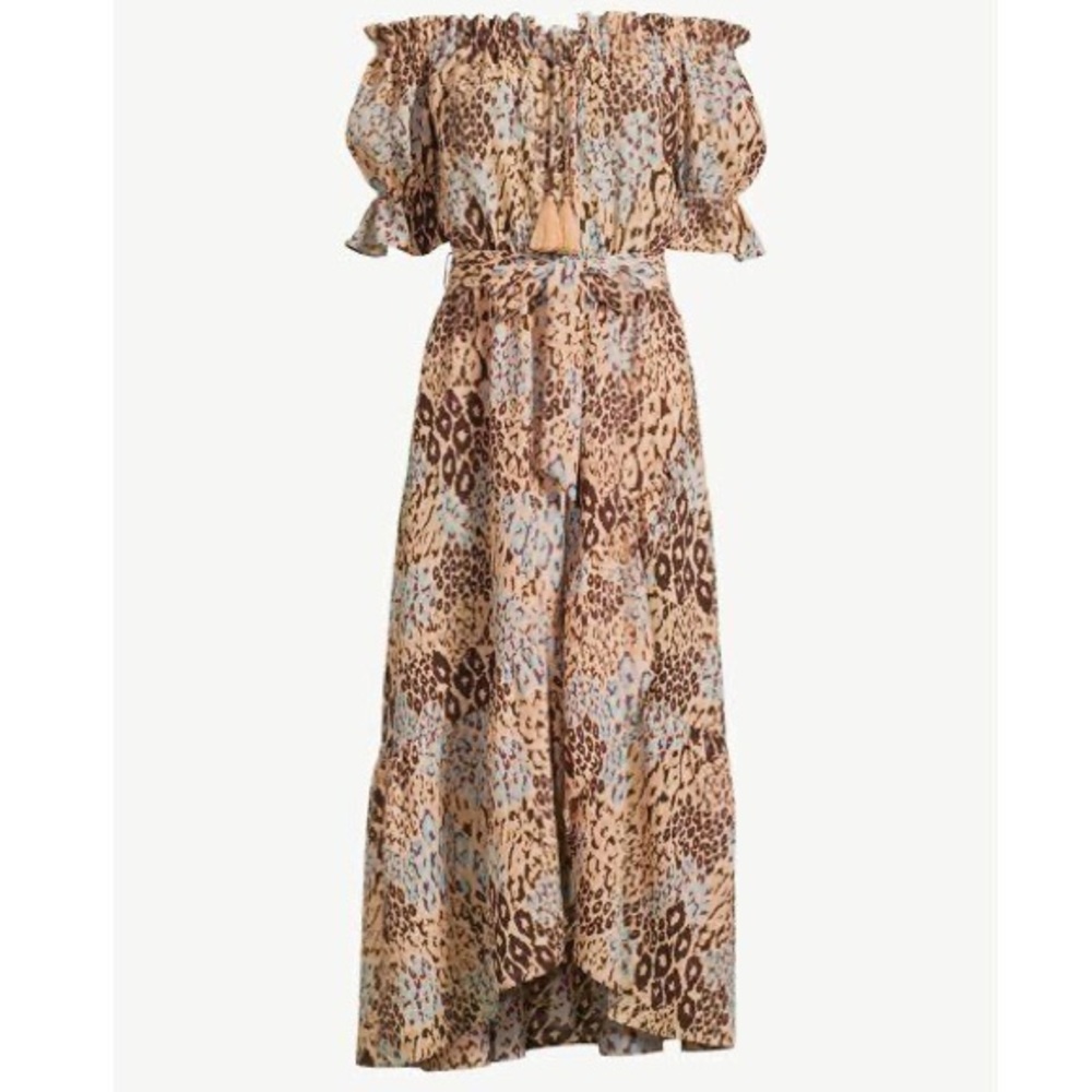 Sofia Vergara Midi Dress with Convertible Neckline